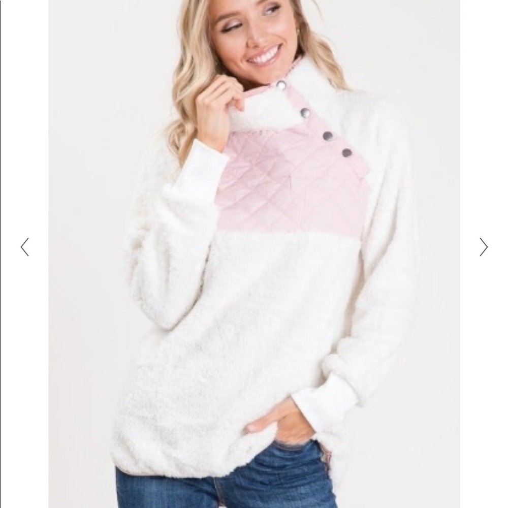 Quilted fuzzy fleece